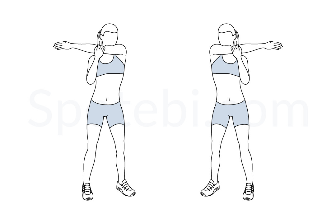 Shoulder Stretch Illustration