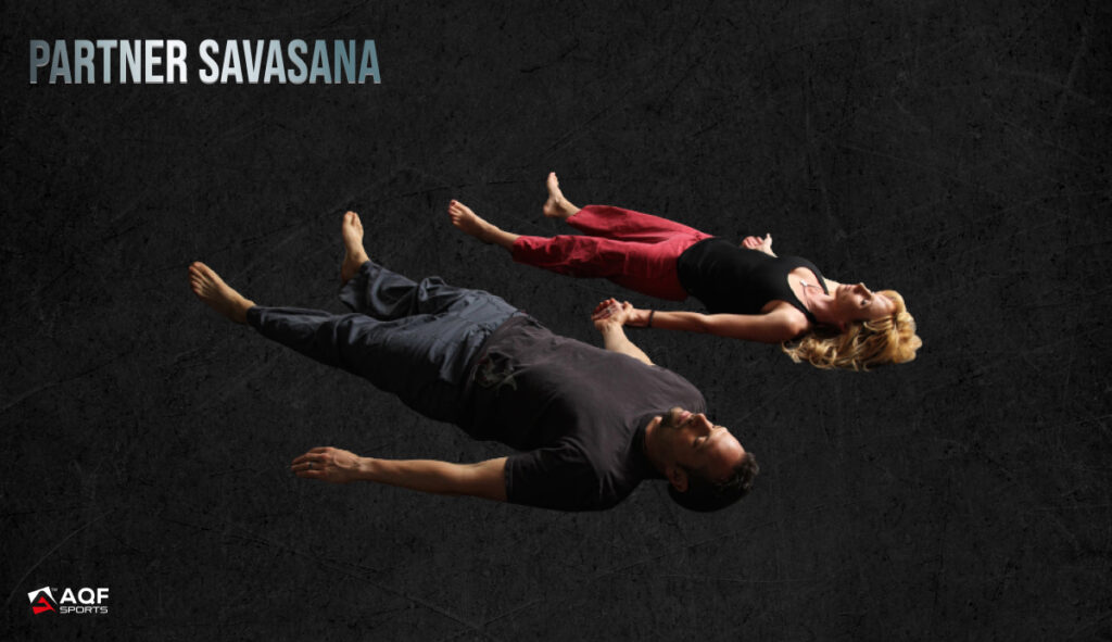 Partner Savasana - Couple's Yoga Pose