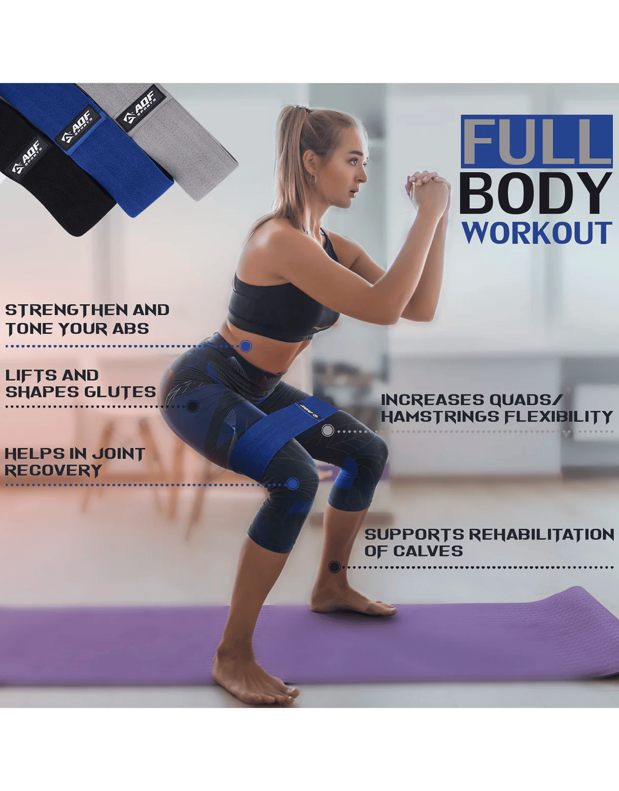 full body workout with resistance band