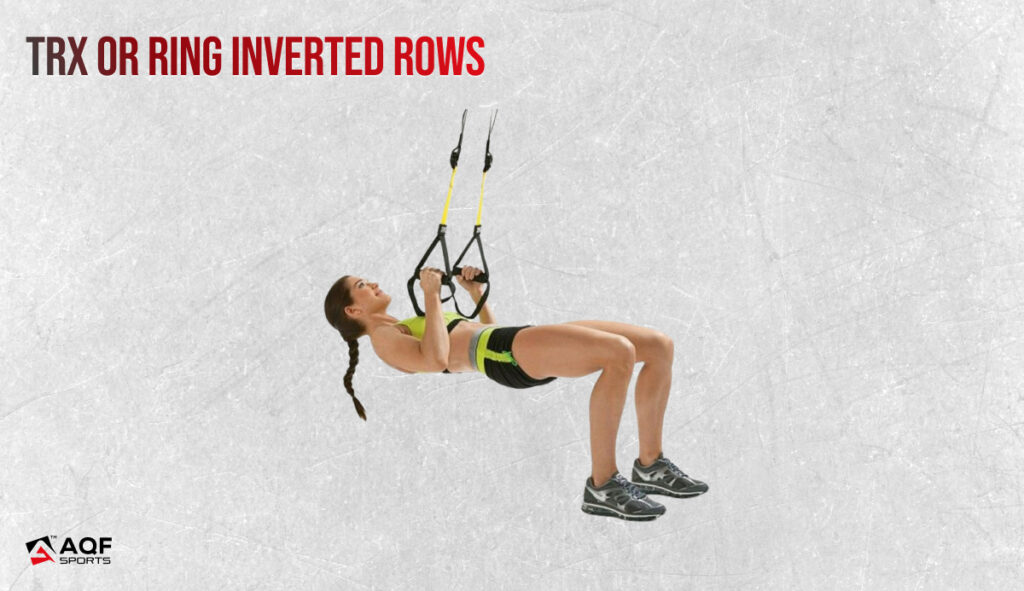 TRX or Ring Inverted Rows