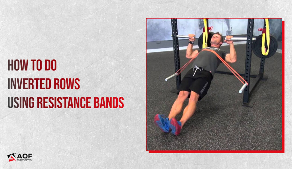 Inverted Rows using Resistance Bands